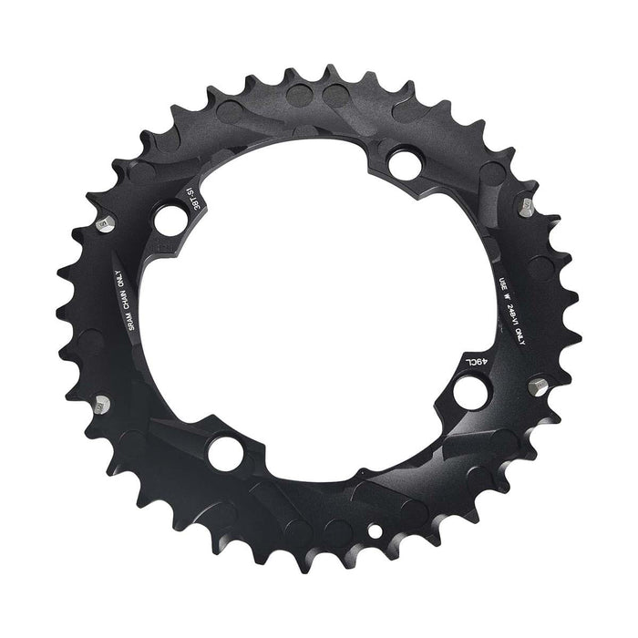 Äußeres Kettenblatt SRAM/TRUVATIV 10-fach 4 Loch 104mm 38 Dts Alu Schwarz