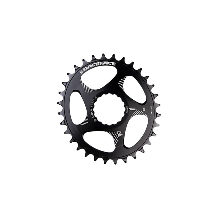 Mono-Plattenteller RACE FACE OVAL NARROW WIDE 10/11/12V Cinch Direct Mount Schwarz