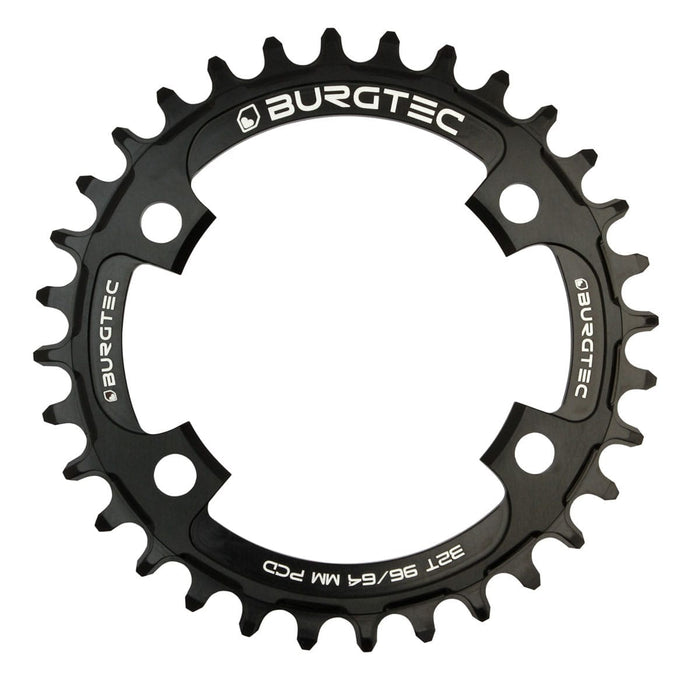 Tablett Mono BURGTEC THICK THIN 9/10/11/12-fach Narrow Wide 4 Löcher 64/96mm Schwarz