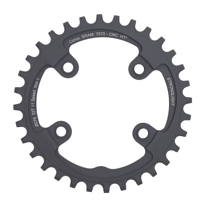 Kettenblatt Mono STRONGLIGHT HT3 NARROW WIDE Sram XX1 11-fach 4 Löcher 76mm