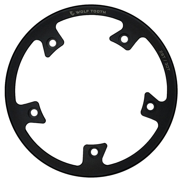 Bash Guard WOLF TOOTH für Kettenblatt Direct Mount WOLF TOOTH Inox Schwarz 2025