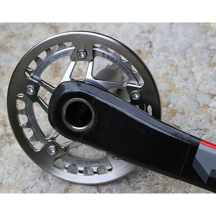 Bash Guard WOLF TOOTH für Kettenblatt Direct Mount WOLF TOOTH Inox Schwarz 2025