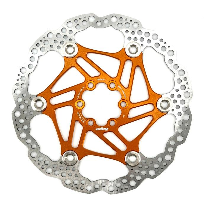 Schwimmende Scheibe HOPE X2/E4/V4 6 Löcher Orange 2025