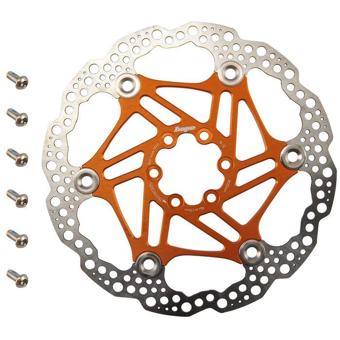 Schwimmende Scheibe HOPE X2/E4/V4 6 Löcher Orange 2025