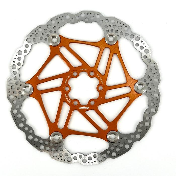 Schwimmende Scheibe HOPE X2/E4/V4 6 Löcher Orange 2025